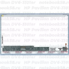 Матрица для ноутбука HP Pavilion DV6-3101er (1366x768 HD) TN, 40pin, Глянцевая