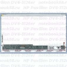 Матрица для ноутбука HP Pavilion DV6-3126er (1366x768 HD) TN, 40pin, Глянцевая