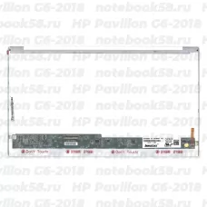 Матрица для ноутбука HP Pavilion G6-2018 (1366x768 HD) TN, 40pin, Глянцевая