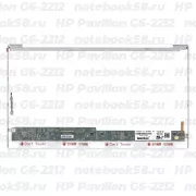 Матрица для ноутбука HP Pavilion G6-2212 (1366x768 HD) TN, 40pin, Глянцевая