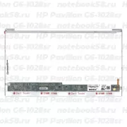 Матрица для ноутбука HP Pavilion G6-1028sr (1366x768 HD) TN, 40pin, Глянцевая