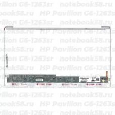 Матрица для ноутбука HP Pavilion G6-1263sr (1366x768 HD) TN, 40pin, Глянцевая