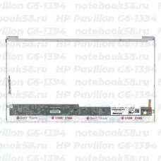 Матрица для ноутбука HP Pavilion G6-1394 (1366x768 HD) TN, 40pin, Глянцевая