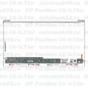 Матрица для ноутбука HP Pavilion G6-1c31nr (1366x768 HD) TN, 40pin, Глянцевая