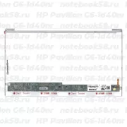 Матрица для ноутбука HP Pavilion G6-1d40nr (1366x768 HD) TN, 40pin, Глянцевая