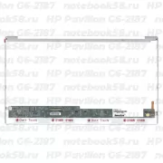 Матрица для ноутбука HP Pavilion G6-2187 (1366x768 HD) TN, 40pin, Глянцевая