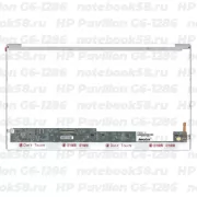 Матрица для ноутбука HP Pavilion G6-1286 (1366x768 HD) TN, 40pin, Глянцевая