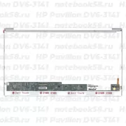 Матрица для ноутбука HP Pavilion DV6-3141 (1366x768 HD) TN, 40pin, Глянцевая