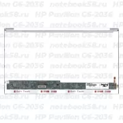 Матрица для ноутбука HP Pavilion G6-2036 (1366x768 HD) TN, 40pin, Глянцевая