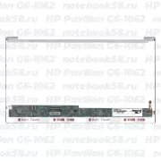 Матрица для ноутбука HP Pavilion G6-1062 (1366x768 HD) TN, 40pin, Глянцевая