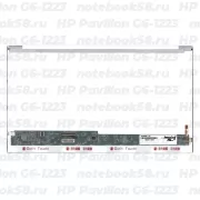 Матрица для ноутбука HP Pavilion G6-1223 (1366x768 HD) TN, 40pin, Глянцевая