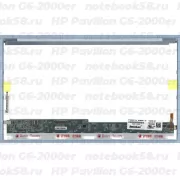 Матрица для ноутбука HP Pavilion G6-2000er (1366x768 HD) TN, 40pin, Глянцевая