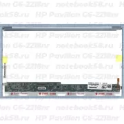 Матрица для ноутбука HP Pavilion G6-2218nr (1366x768 HD) TN, 40pin, Глянцевая