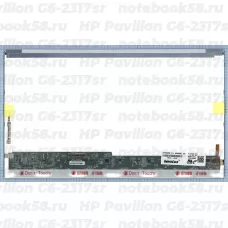 Матрица для ноутбука HP Pavilion G6-2317sr (1366x768 HD) TN, 40pin, Глянцевая