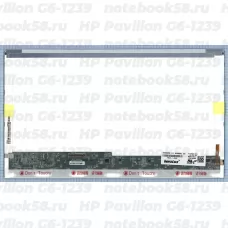 Матрица для ноутбука HP Pavilion G6-1239 (1366x768 HD) TN, 40pin, Глянцевая