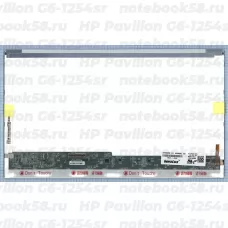 Матрица для ноутбука HP Pavilion G6-1254sr (1366x768 HD) TN, 40pin, Глянцевая