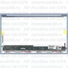 Матрица для ноутбука HP Pavilion G6-1279 (1366x768 HD) TN, 40pin, Глянцевая