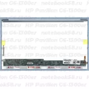 Матрица для ноутбука HP Pavilion G6-1300er (1366x768 HD) TN, 40pin, Глянцевая