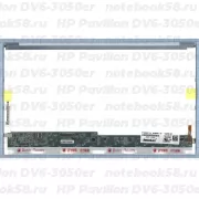 Матрица для ноутбука HP Pavilion DV6-3050er (1366x768 HD) TN, 40pin, Глянцевая