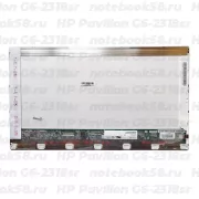 Матрица для ноутбука HP Pavilion G6-2318sr (1366x768 HD) TN, 40pin, Глянцевая