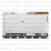 Матрица для ноутбука HP Pavilion G6-1353sr (1366x768 HD) TN, 40pin, Глянцевая