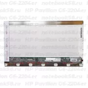 Матрица для ноутбука HP Pavilion G6-2204er (1366x768 HD) TN, 40pin, Глянцевая