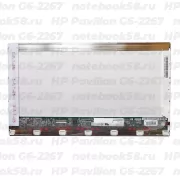 Матрица для ноутбука HP Pavilion G6-2267 (1366x768 HD) TN, 40pin, Глянцевая