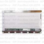 Матрица для ноутбука HP Pavilion G6-2270 (1366x768 HD) TN, 40pin, Глянцевая