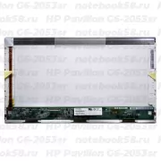 Матрица для ноутбука HP Pavilion G6-2053sr (1366x768 HD) TN, 40pin, Глянцевая