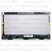 Матрица для ноутбука HP Pavilion G6-2081sr (1366x768 HD) TN, 40pin, Глянцевая