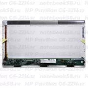 Матрица для ноутбука HP Pavilion G6-2214sr (1366x768 HD) TN, 40pin, Глянцевая