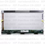 Матрица для ноутбука HP Pavilion G6-2265 (1366x768 HD) TN, 40pin, Глянцевая