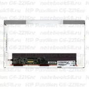 Матрица для ноутбука HP Pavilion G6-2216nr (1366x768 HD) TN, 40pin, Матовая