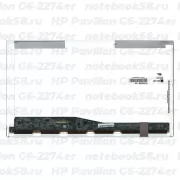 Матрица для ноутбука HP Pavilion G6-2274er (1366x768 HD) TN, 40pin, Глянцевая