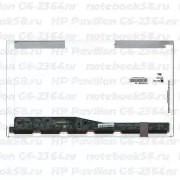 Матрица для ноутбука HP Pavilion G6-2364nr (1366x768 HD) TN, 40pin, Глянцевая