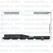 Матрица для ноутбука HP Pavilion G6-2318sr (1366x768 HD) TN, 40pin, Глянцевая