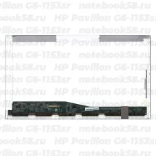 Матрица для ноутбука HP Pavilion G6-1153sr (1366x768 HD) TN, 40pin, Глянцевая