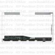 Матрица для ноутбука HP Pavilion DV6-3055sr (1366x768 HD) TN, 40pin, Глянцевая