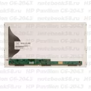 Матрица для ноутбука HP Pavilion G6-2043 (1366x768 HD) TN, 40pin, Матовая