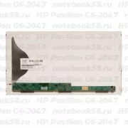 Матрица для ноутбука HP Pavilion G6-2047 (1366x768 HD) TN, 40pin, Матовая