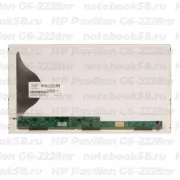 Матрица для ноутбука HP Pavilion G6-2228nr (1366x768 HD) TN, 40pin, Матовая