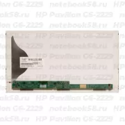 Матрица для ноутбука HP Pavilion G6-2229 (1366x768 HD) TN, 40pin, Матовая