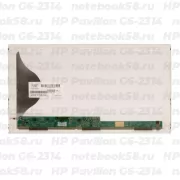 Матрица для ноутбука HP Pavilion G6-2314 (1366x768 HD) TN, 40pin, Матовая