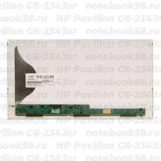 Матрица для ноутбука HP Pavilion G6-2343sr (1366x768 HD) TN, 40pin, Матовая