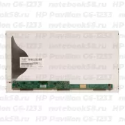 Матрица для ноутбука HP Pavilion G6-1233 (1366x768 HD) TN, 40pin, Матовая