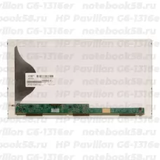 Матрица для ноутбука HP Pavilion G6-1316er (1366x768 HD) TN, 40pin, Матовая