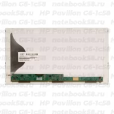 Матрица для ноутбука HP Pavilion G6-1c58 (1366x768 HD) TN, 40pin, Матовая