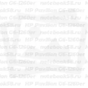 Матрица для ноутбука HP Pavilion G6-1260er (1366x768 HD) TN, 40pin, Матовая