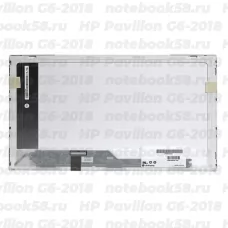 Матрица для ноутбука HP Pavilion G6-2018 (1366x768 HD) TN, 40pin, Глянцевая