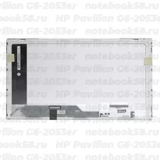 Матрица для ноутбука HP Pavilion G6-2053er (1366x768 HD) TN, 40pin, Глянцевая